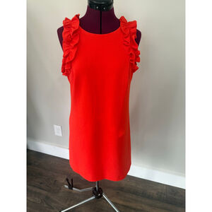 Vince Camuto Orange Summer Spring Sleeveless Shift Dress 8